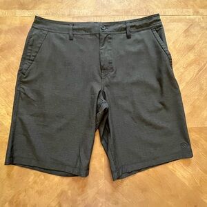 Hang Ten Gray Hybrid Flat Front Shorts – Size 36